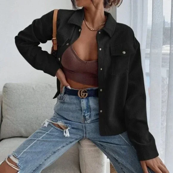 Minimalist CORDUROY BUTTON DOW JACKET  FALL WINTER - Picture 3 of 7